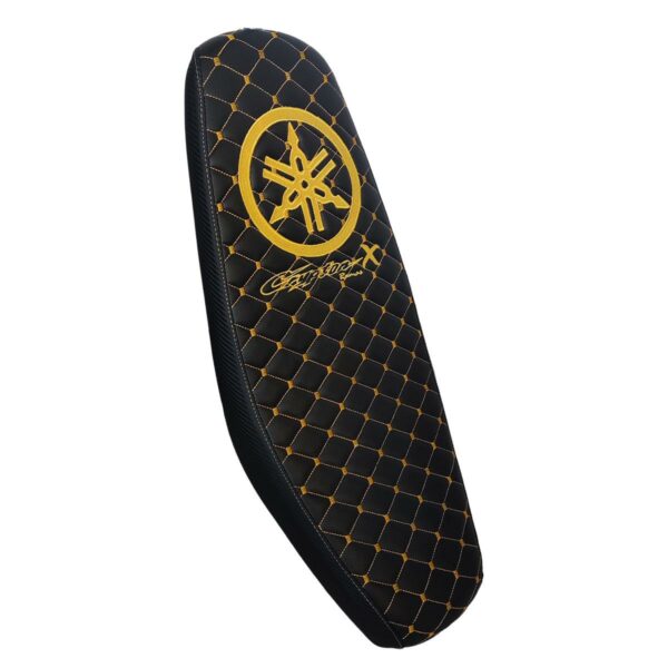 ΣΕΛΑ ΛΕΠΤΗ ΜΠΑΚΛΑΒΩΤΗ YAMAHA CRYPTON X 135 ΧΡΥΣΗ ΡΑΦΗ ΧΡΥΣΟ ΛΟΓΟΤΥΠΟ RACING