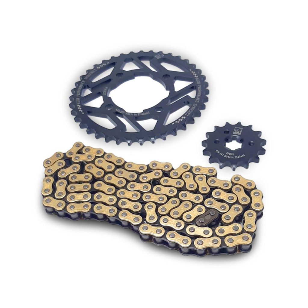 ΑΛΥΣΙΔΟΓΡΑΝΑΖΑ YAMAHA CRYPTON X 135 ΧΡΥΣΗ ΕΝΙΣΧ ΑΛΥΣ 428H-112L 39Δ 15Δ RYNO