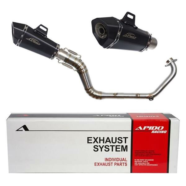 ΕΞΑΤΜΙΣΗ HIGH UP YAMAHA CRYPTON X 135 APIDO (001/2255) ΜΑΥΡΟ