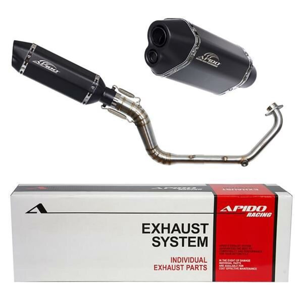 ΕΞΑΤΜΙΣΗ HIGH UP YAMAHA CRYPTON X 135 APIDO (001/4485) ΜΑΥΡΟ