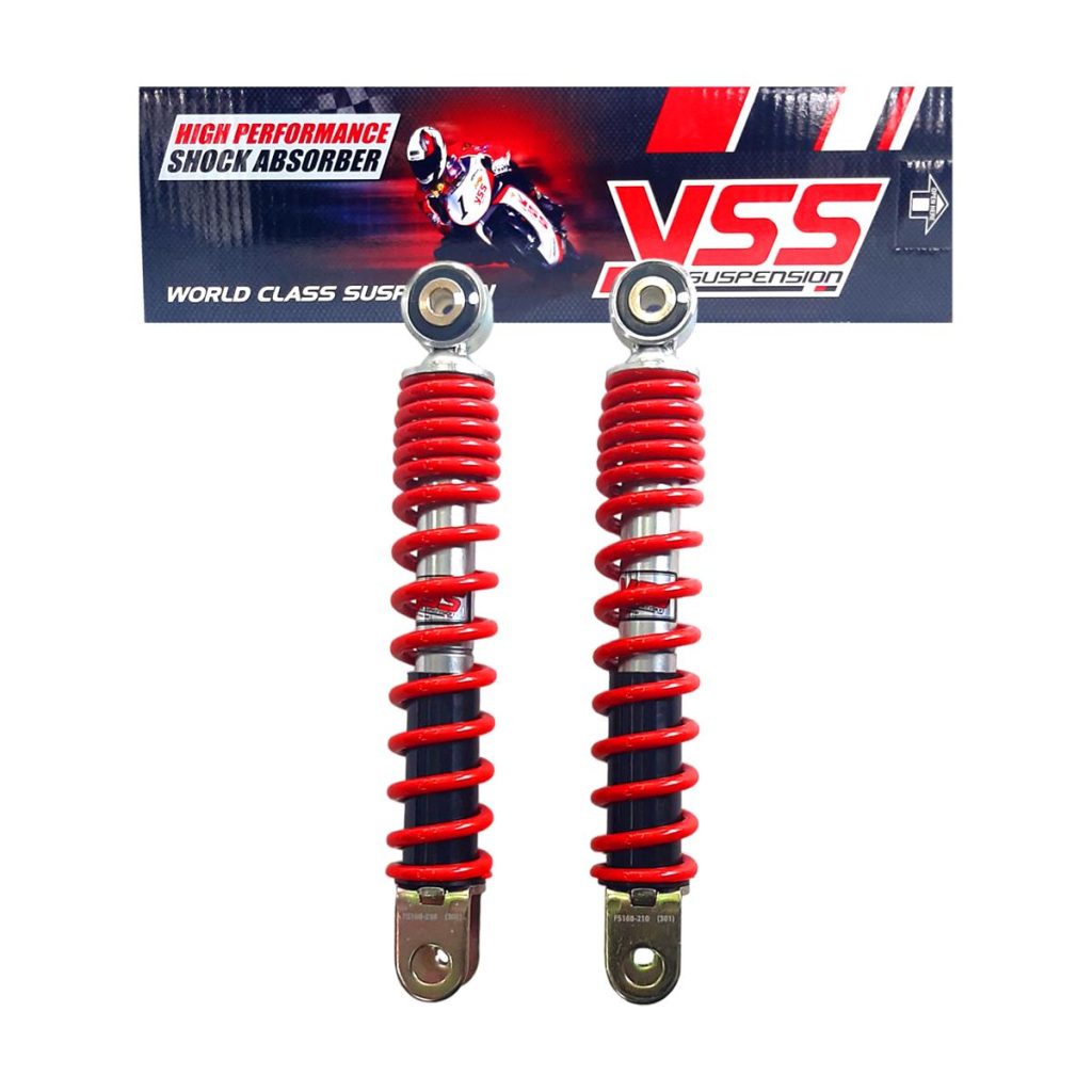 ΑΜΟΡΤΙΣΕΡ ΕΜΠΡΟΣΘΙΑ ΤΡΥΠΑ ΔΙΧΑΛΟ HONDA C50 12V / GLX 50-90 YSS ΚΟΚΚΙΝΟ ΕΛΑΤΗΡΙΟ