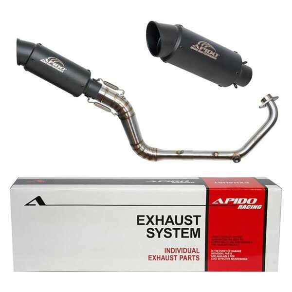 ΕΞΑΤΜΙΣΗ HIGH UP YAMAHA CRYPTON X 135 APIDO (001/5422) ΜΑΥΡΟ