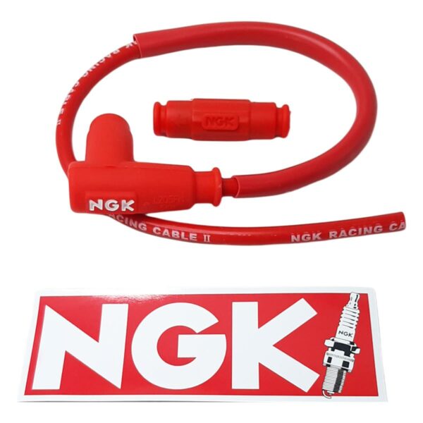 ΜΠΟΥΖΟΚΑΛΩΔΙΟ ΜΕ ΠΙΠΑ ΜΠΟΥΖΙΟΥ 90 ΜΟΙΡΩΝ RACING NGK ΚΟΚΚΙΝΗ