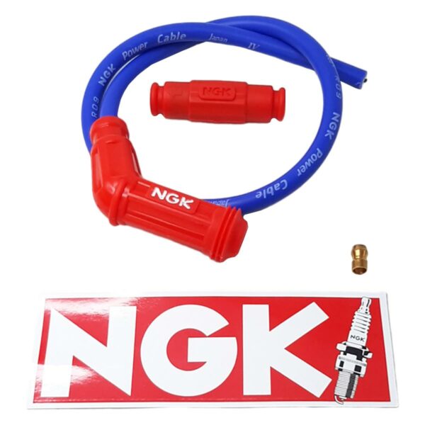 ΜΠΟΥΖΟΚΑΛΩΔΙΟ ΜΕ ΠΙΠΑ ΜΠΟΥΖΙΟΥ 120 ΜΟΙΡΩΝ RACING NGK ΚΟΚΚΙΝΗ