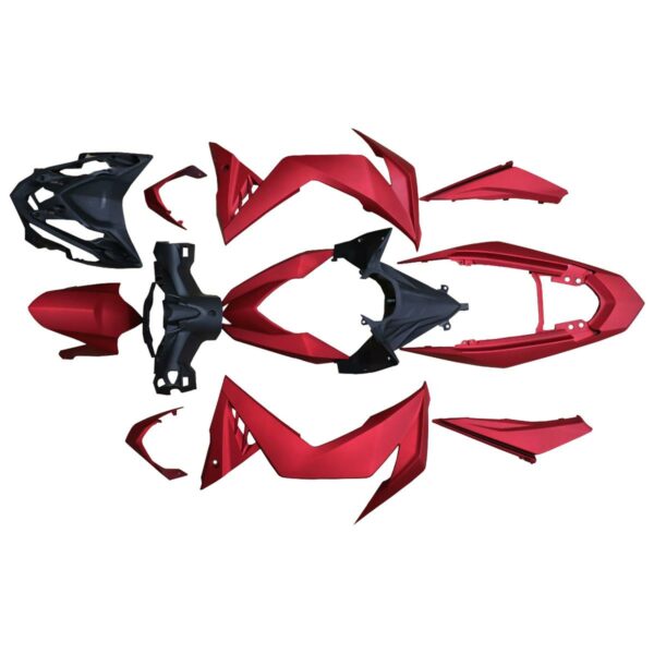 ΚΟΥΣΤΟΥΜΙ ΣΕΤ ΠΛΑΣΤΙΚΩΝ HONDA GTR 150 HLD ΚΟΚΚΙΝΟ ΜΑΤ