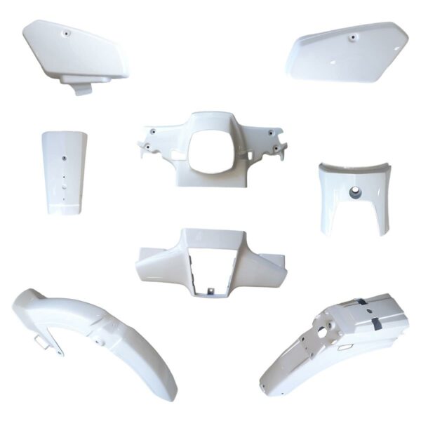 ΚΟΥΣΤΟΥΜΙ ΣΕΤ ΠΛΑΣΤΙΚΩΝ HONDA GLX ΑΣΠΡΟ OOH