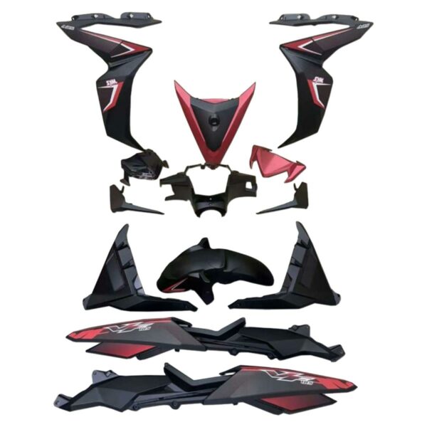 ΚΟΥΣΤΟΥΜΙ ΣΕΤ ΠΛΑΣΤΙΚΩΝ SYM VF 185 '19 RAPIDO ΚΟΚΚΙΝΟ