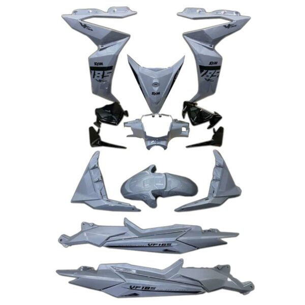 ΚΟΥΣΤΟΥΜΙ ΣΕΤ ΠΛΑΣΤΙΚΩΝ SYM VF 185 GP EDITION RAPIDO NARDO ΓΚΡΙ