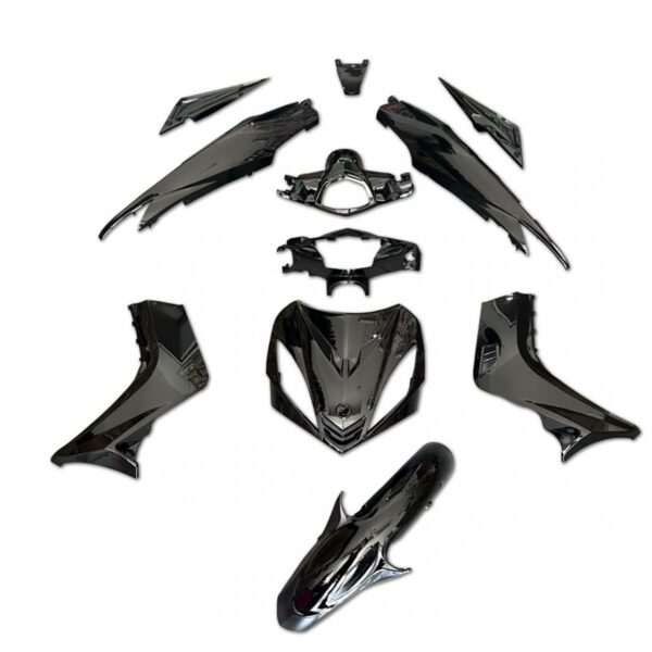 ΚΟΥΣΤΟΥΜΙ ΣΕΤ ΠΛΑΣΤΙΚΩΝ YAMAHA CRYPTON X 135 RAPIDO ΜΑΥΡΟ