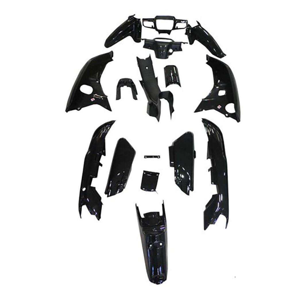 ΚΟΥΣΤΟΥΜΙ ΣΕΤ ΠΛΑΣΤΙΚΩΝ 16ΤΜΧ HONDA ASTREA GRAND STRONG ΜΑΥΡΟ