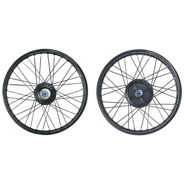 ΤΡΟΧΟΣ ΖΑΝΤΑ ΖΕΥΓΟΣ UNION ΜΑΥΡΟ ΣΤΕΦΑΝΙ/ΚΕΝΤΡΟ/ΑΚΤΙΝΕΣ SUZUKI SHOGUN 110