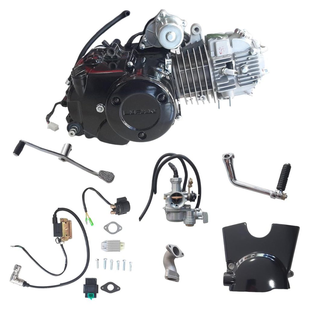 ΚΙΝΗΤΗΡΑΣ ΜΕ ΜΙΖΑ ΜΕΓΑΛΗ ΚΕΦΑΛΗ LIFAN 125CC ΜΑΥΡΑ ΚΑΠΑΚΙΑ