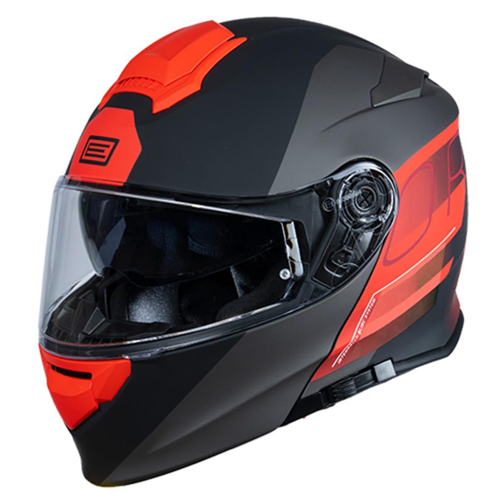 ΚΡΑΝΟΣ FLIP UP DELTA BASIC ORIGINE ΜΑΥΡΟ ΜΑΤ / ΚΟΚΚΙΝΟ