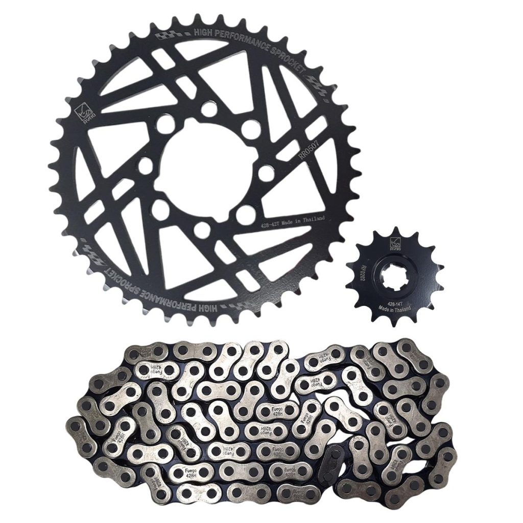 ΑΛΥΣΙΔΟΓΡΑΝΑΖΑ KAWASAKI KAZER ΧΡΥΣΗ ΕΝΙΣΧΥΜΕΝΗ ΑΛΥΣΙΔΑ 428H-108L 42Δ 14Δ RYNO