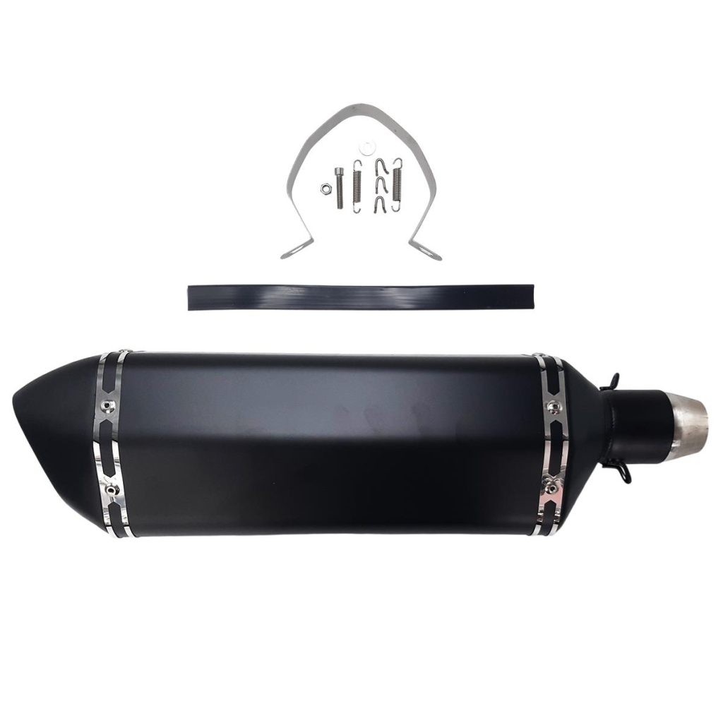 ΤΕΛΙΚΟ ΕΞΑΤΜΙΣΗΣ ΜΕ ΣΙΓΑΣΤΗΡΑ 470ΜΜ ΜΑΥΡΗ