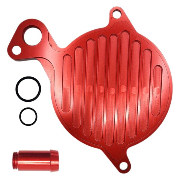 ΚΑΠΑΚΙ ΕΚΚΕΝΤΡΟΦΟΡΟΥ CNC BY PASS YAMAHA CRYPTON X 135 GL RACING ΚΟΚΚΙΝΟ