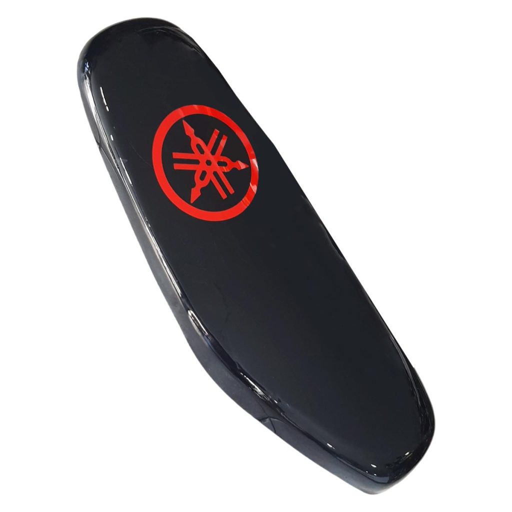 ΣΕΛΑ ΛΕΠΤΗ ΓΥΑΛΙΣΤΕΡΗ YAMAHA CRYPTON X 135 ΚΟΚΚΙΝΟ ΛΟΓΟΤΥΠΟ RACING