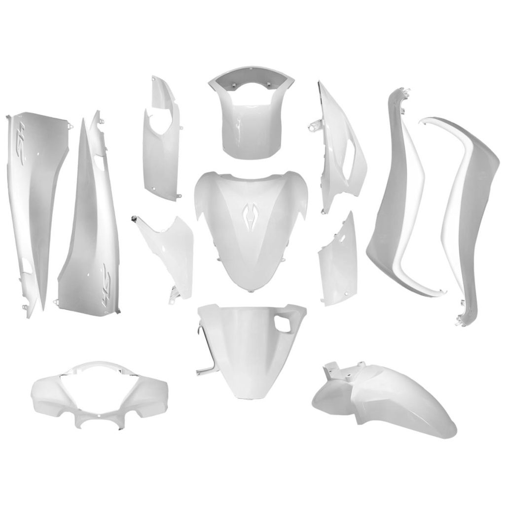 ΚΟΥΣΤΟΥΜΙ ΣΕΤ ΠΛΑΣΤΙΚΩΝ HONDA SH 125 / 150 '13-'17 NK ΑΣΠΡΟ