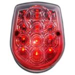 ΦΑΝΑΡΙ ΟΠΙΣΘΙΟ ΣΤΟΠ LED ΜΕ ΦΛΑΣ HONDA C50 ΔΙΑΦΑΝΟ