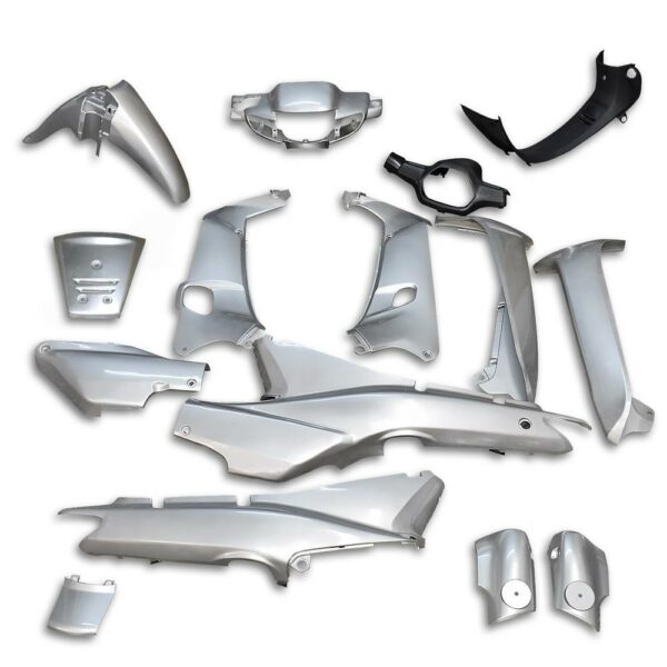 Κουστούμι σετ πλαστικά HONDA SUPRA NK ασημί