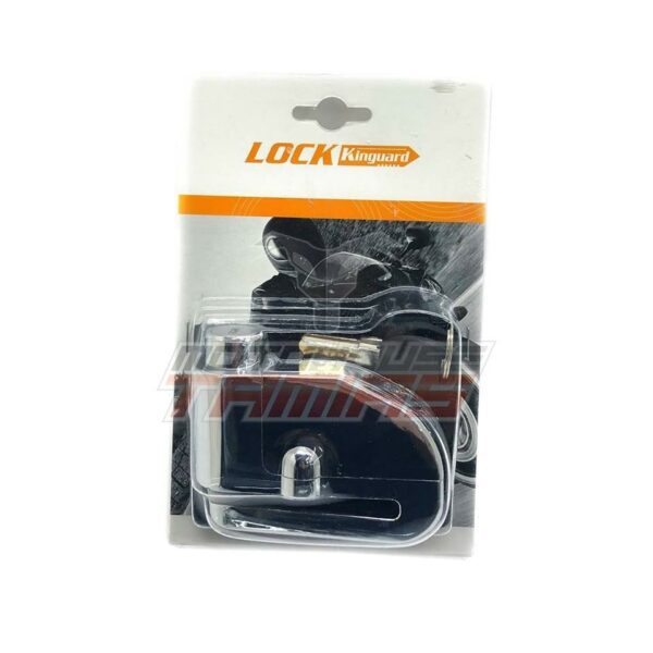 Κλειδαριά δισκόφρενου με συναγερμό σε νικελ