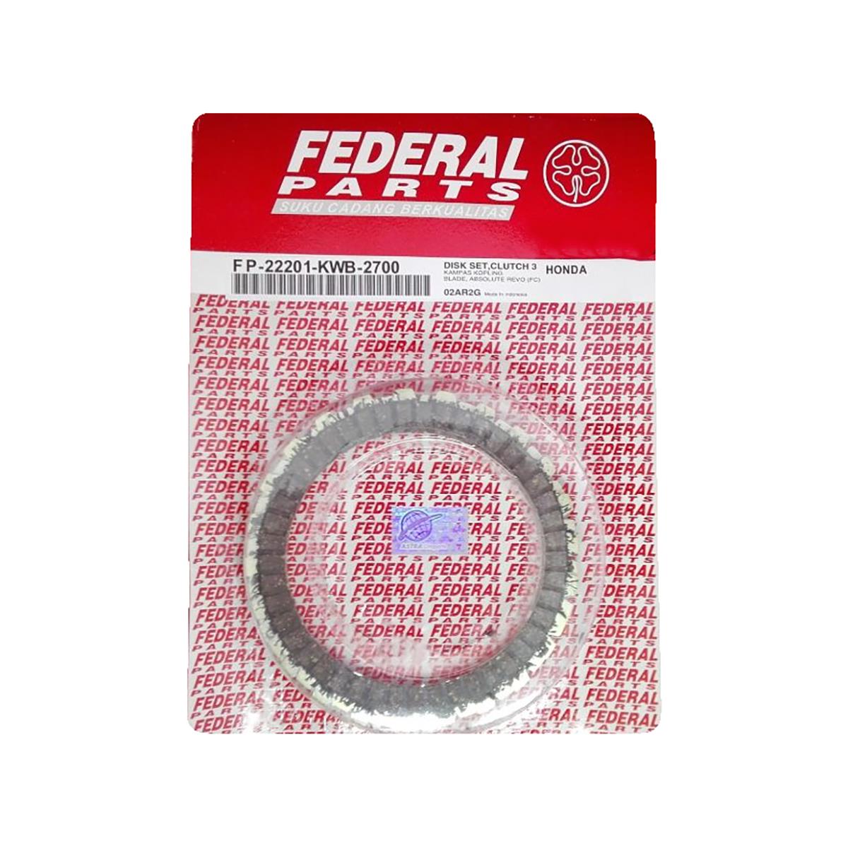 310-14-955 ΔΙΣΚΟΙ ΣΥΜΠΛ WAVE110i ΣΕΤ FEDERAL