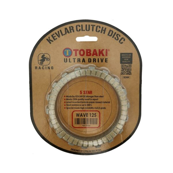 ΔΙΣΚΟΙ ΣΥΜΠΛΕΚΤΗ RACING KEVLAR HONDA INNOVA 125 TOBAKI