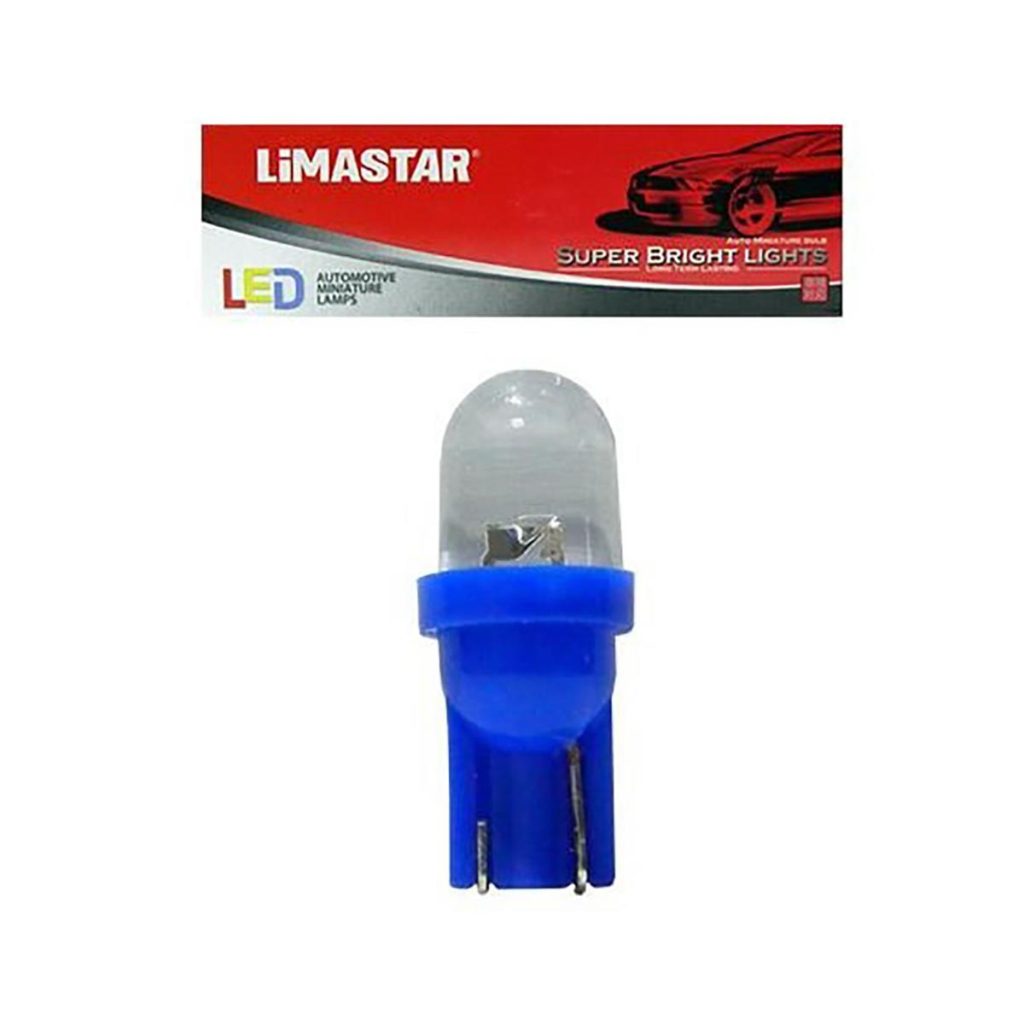 ΛΑΜΠΕΣ LED MINI T10 ΣΤΡΟΓΓΥΛΕΣ ΜΠΛΕ LIMASTAR ΤΙΜΗ ΑΝΑ ΤΕΜΑΧΙΟ