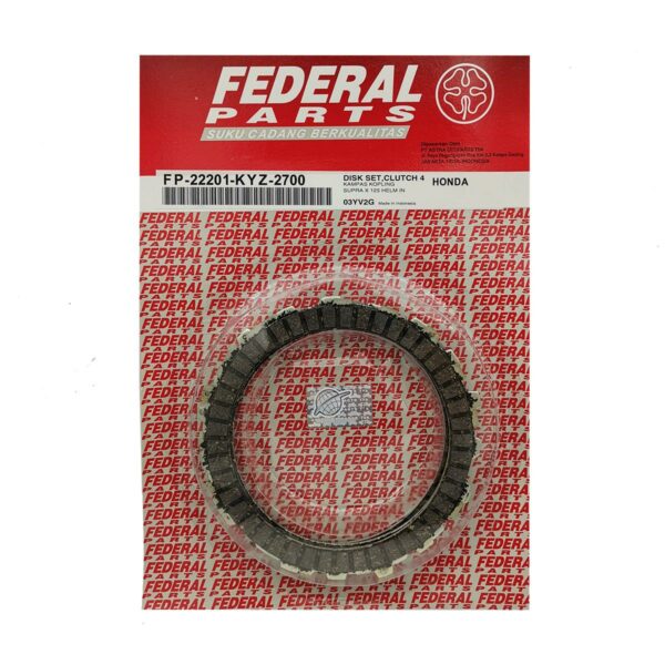 ΔΙΣΚΟΙ ΣΥΜΠΛΕΚΤΗ ΣΕΤ HONDA SUPRA X 125 FEDERAL