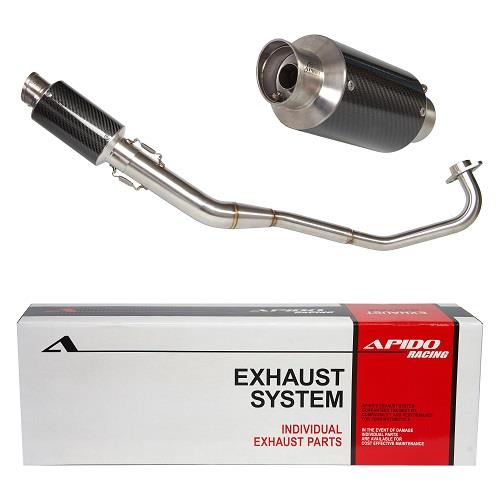 ΕΞΑΤΜΙΣΗ ΜΕ ΚΑΡΜΠΟΝ ΚΟΝΤΟ ΤΕΛΙΚΟ YAMAHA CRYPTON X-135 APIDO