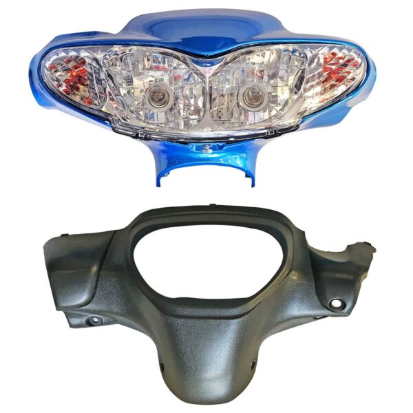 ΚΑΒΟΥΚΙ ΤΙΜΟΝΙΟΥ + ΦΑΝΑΡΙ ΣΕΤ YAMAHA CRYPTON R 115 ΤΑΥΛΑΝΔΗΣ ΜΠΛΕ