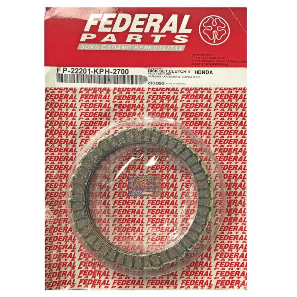 ΔΙΣΚΟΙ ΣΥΜΠΛΕΚΤΗ 4ΤΜΧ HONDA INNOVA 125 / 125INJ FEDERAL