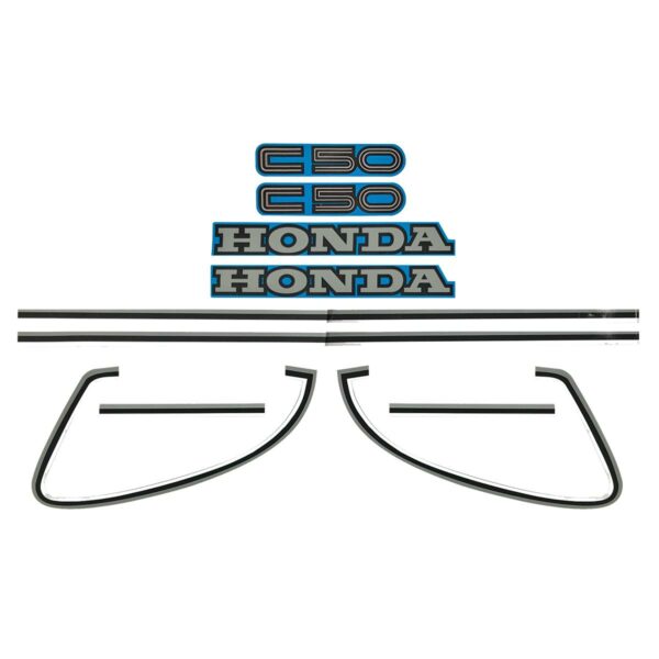 ΑΥΤΟΚΟΛΛΗΤΑ ΣΕΤ HONDA C50 12V ΜΠΛΕ