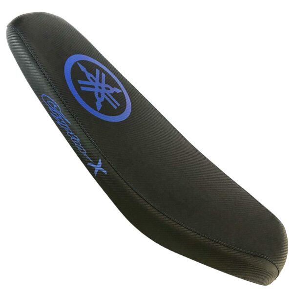 ΣΕΛΑ ΛΕΠΤΗ CARBON ΜΕ ΜΠΛΕ ΛΟΓΟΤΥΠΟ YAMAHA CRYPTON X 135 RACING