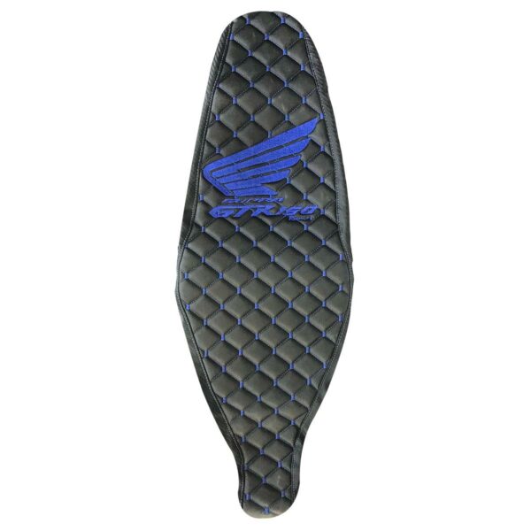 ΚΑΛΥΜΜΑ ΣΕΛΑΣ ΜΑΥΡΟ ΜΠΑΚΛΑΒΩΤΟ ΜΕ ΜΠΛΕ ΡΑΦΗ HONDA GTR 150