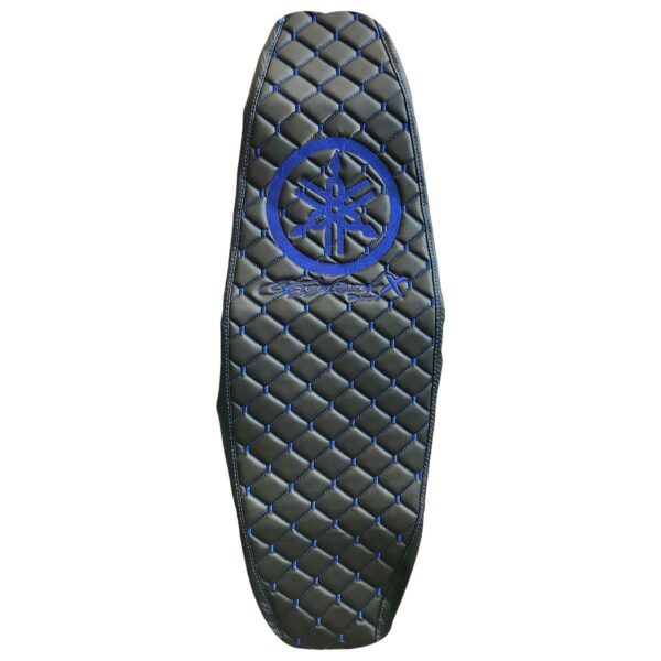 ΚΑΛΥΜΜΑ ΣΕΛΑΣ ΜΑΥΡΟ ΜΠΑΚΛΑΒΩΤΟ ΜΕ ΜΠΛΕ ΡΑΦΗ YAMAHA CRYPTON X 135