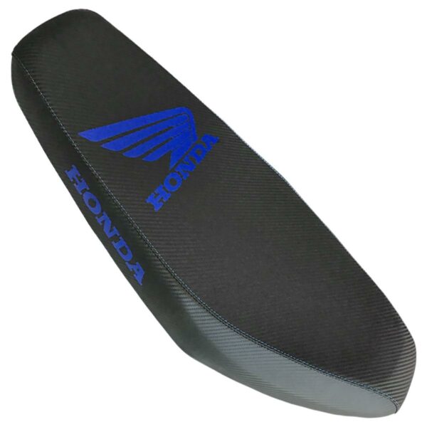 ΣΕΛΑ ΛΕΠΤΗ CARBON ΜΕ ΜΠΛΕ ΛΟΓΟΤΥΠΟ HONDA INNOVA 125 RACING