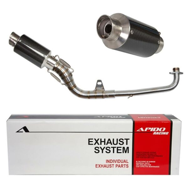 ΕΞΑΤΜΙΣΗ HIGH UP 200MM HONDA SUPRA 100 APIDO CARBON (002/1106)