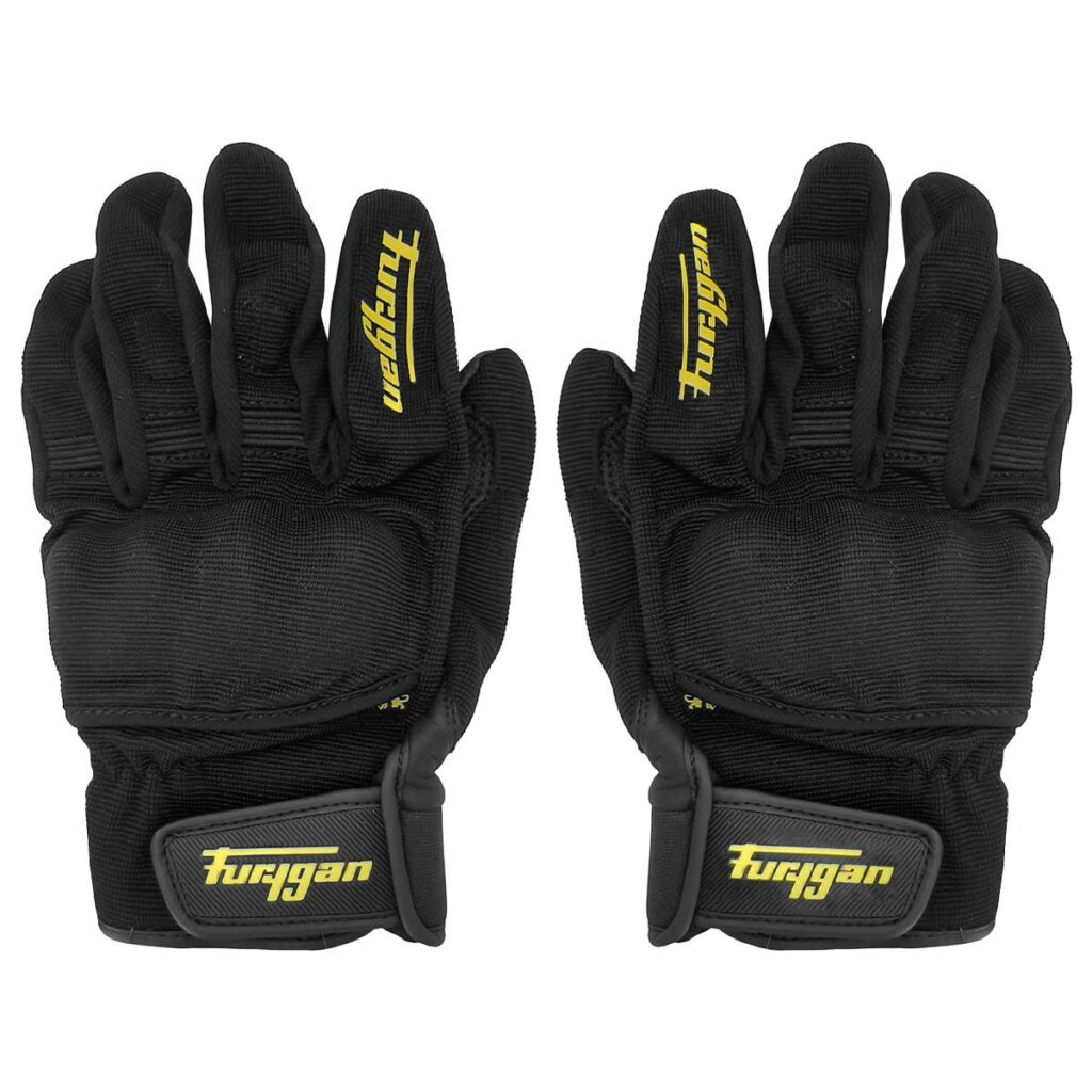 ΓΑΝΤΙΑ ΜΕ ΕΝΙΣΧΥΣΗ ΚΑΙ ΚΟΚΚΑΛΟ (Μ) FURYGAN ΜΑΥΡΟ ΚΙΤΡΙΝΟ