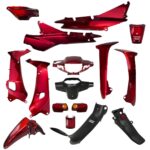 ΚΟΥΣΤΟΥΜΙ ΣΕΤ ΠΛΑΣΤΙΚΩΝ HONDA SUPRA 100 PT SPECIAL PARTS ΚΟΚΚΙΝΟ