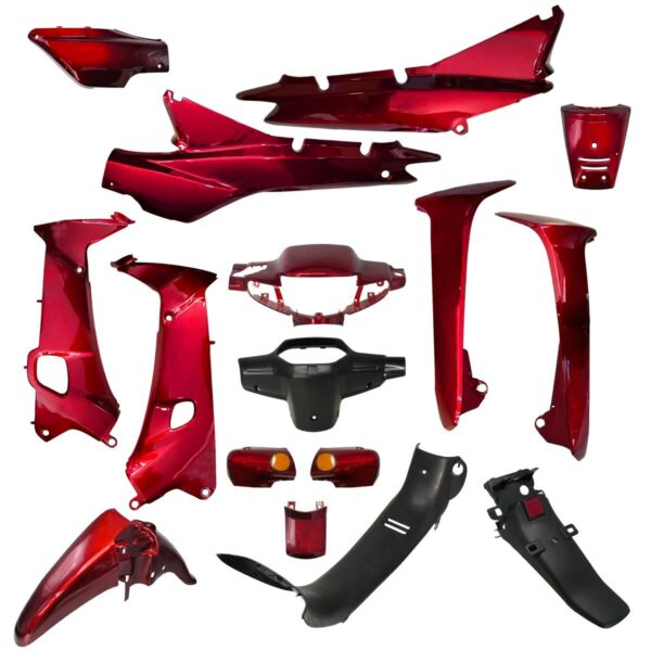 ΚΟΥΣΤΟΥΜΙ ΣΕΤ ΠΛΑΣΤΙΚΩΝ HONDA SUPRA 100 PT SPECIAL PARTS ΚΟΚΚΙΝΟ