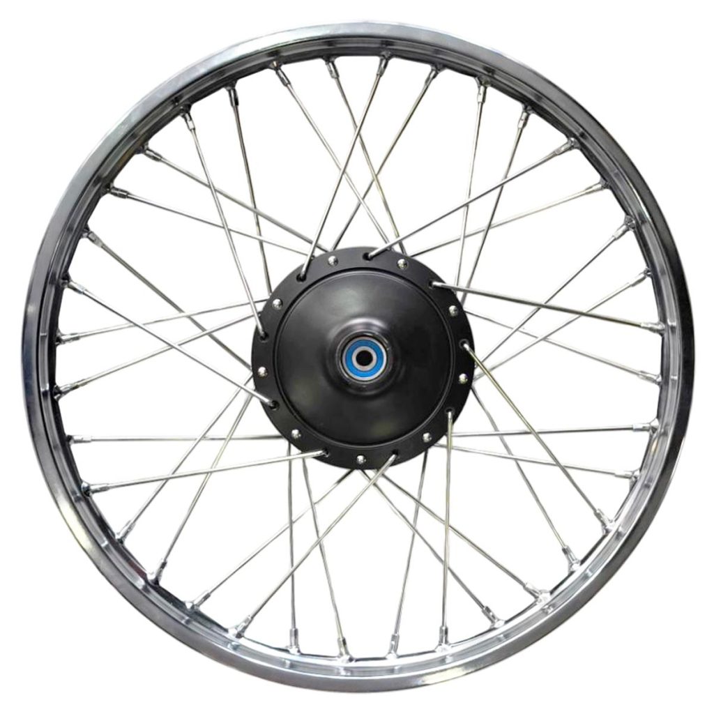 ΤΡΟΧΟΣ ΖΑΝΤΑ ΕΜΠΡΟΣΘΙΟΣ ΜΑΥΡΟ ΚΕΝΤΡΟ UNION SUZUKI FB 50 / KAWASAKI MAX 100