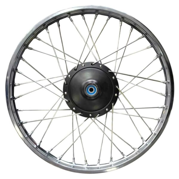 ΤΡΟΧΟΣ ΖΑΝΤΑ ΕΜΠΡΟΣΘΙΟΣ ΜΑΥΡΟ ΚΕΝΤΡΟ UNION SUZUKI FB 50 / KAWASAKI MAX 100