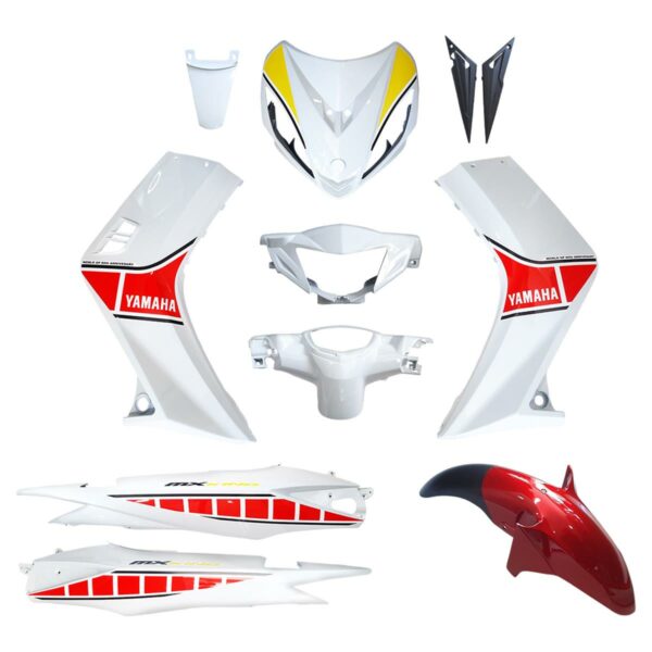 ΚΟΥΣΤΟΥΜΙ ΣΕΤ ΠΛΑΣΤΙΚΩΝ YAMAHA CRYPTON X 135 ΑΣΠΡΟ / ΚΟΚΚΙΝΟ