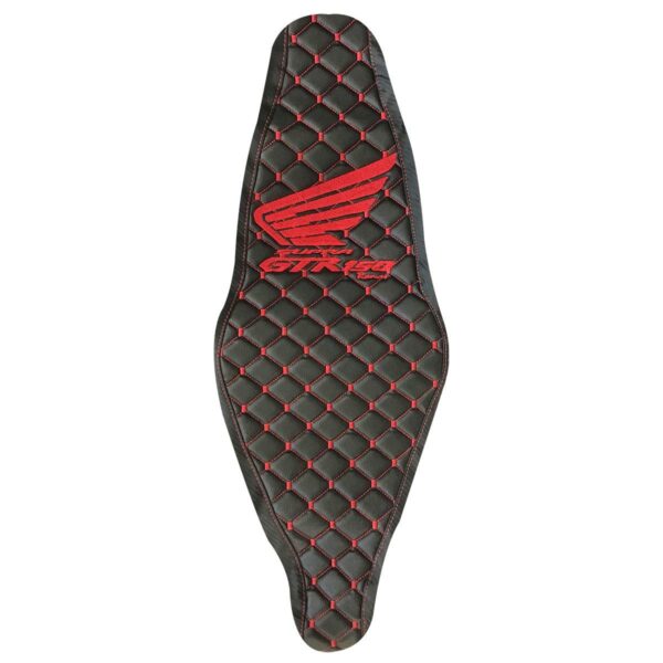 ΚΑΛΥΜΜΑ ΣΕΛΑΣ ΜΑΥΡΟ ΜΠΑΚΛΑΒΩΤΟ ΜΕ ΚΟΚΚΙΝΗ ΡΑΦΗ HONDA GTR 150