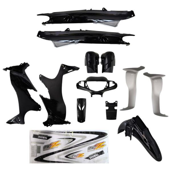 ΚΟΥΣΤΟΥΜΙ ΣΕΤ ΠΛΑΣΤΙΚΩΝ 12ΤΜΧ YAMAHA Z 125 M-SEKI ΜΑΥΡΟ