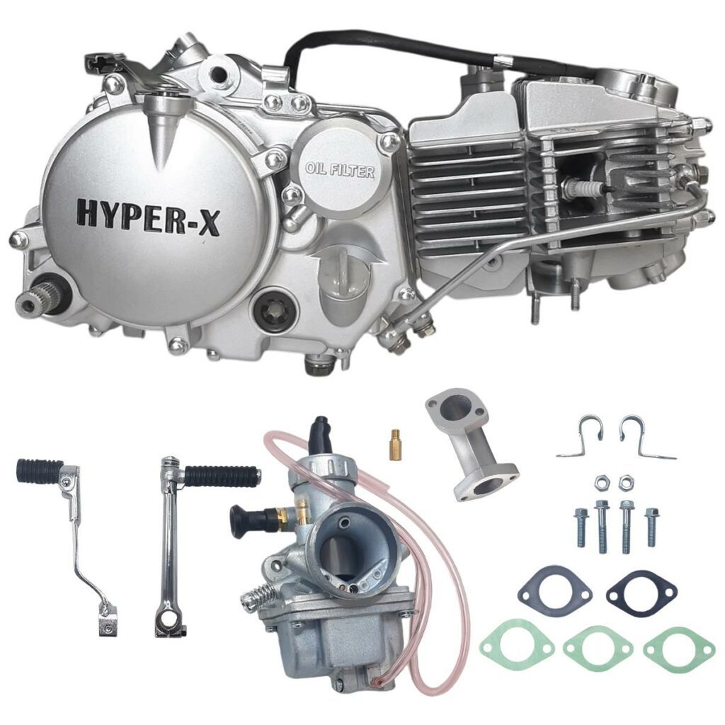 ΚΙΝΗΤΗΡΑΣ ΜΟΤΕΡ RACING HYPER-X 160CC ΜΕ ΣΥΜΠΛΕΚΤΗ ΚΑΙ KSR ΚΕΦΑΛΗ
