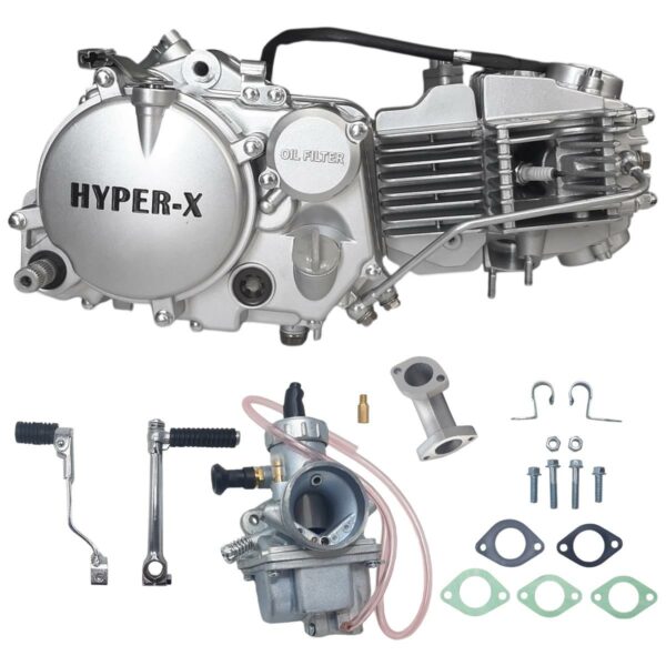 ΚΙΝΗΤΗΡΑΣ ΜΟΤΕΡ RACING HYPER-X 160CC ΜΕ ΣΥΜΠΛΕΚΤΗ ΚΑΙ KSR ΚΕΦΑΛΗ