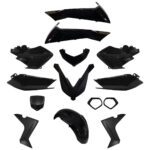 ΚΟΥΣΤΟΥΜΙ ΣΕΤ ΠΛΑΣΤΙΚΩΝ YAMAHA XMAX 250 '14-'17 ΜΑΥΡΟ