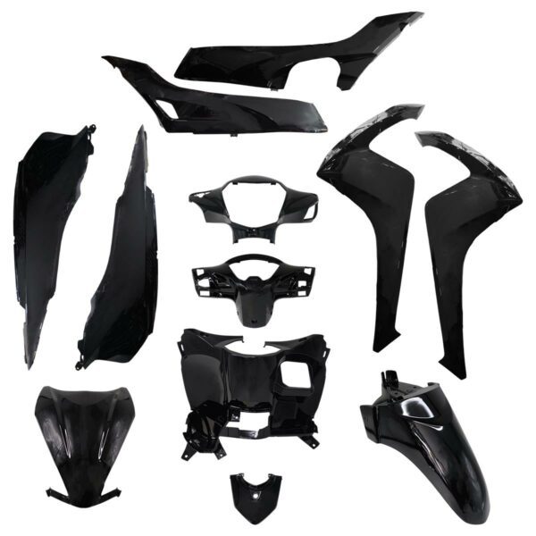 ΚΟΥΣΤΟΥΜΙ ΣΕΤ ΠΛΑΣΤΙΚΩΝ HONDA VISION 110 '17-'20 ΜΑΥΡΟ